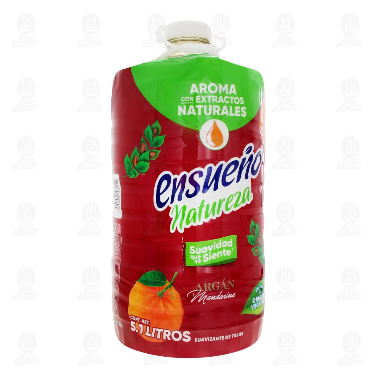 Suavizante de Telas Ensue&ntilde;o Natureza Arg&aacute;n y Mandarina, 5.1 l. image number 0
