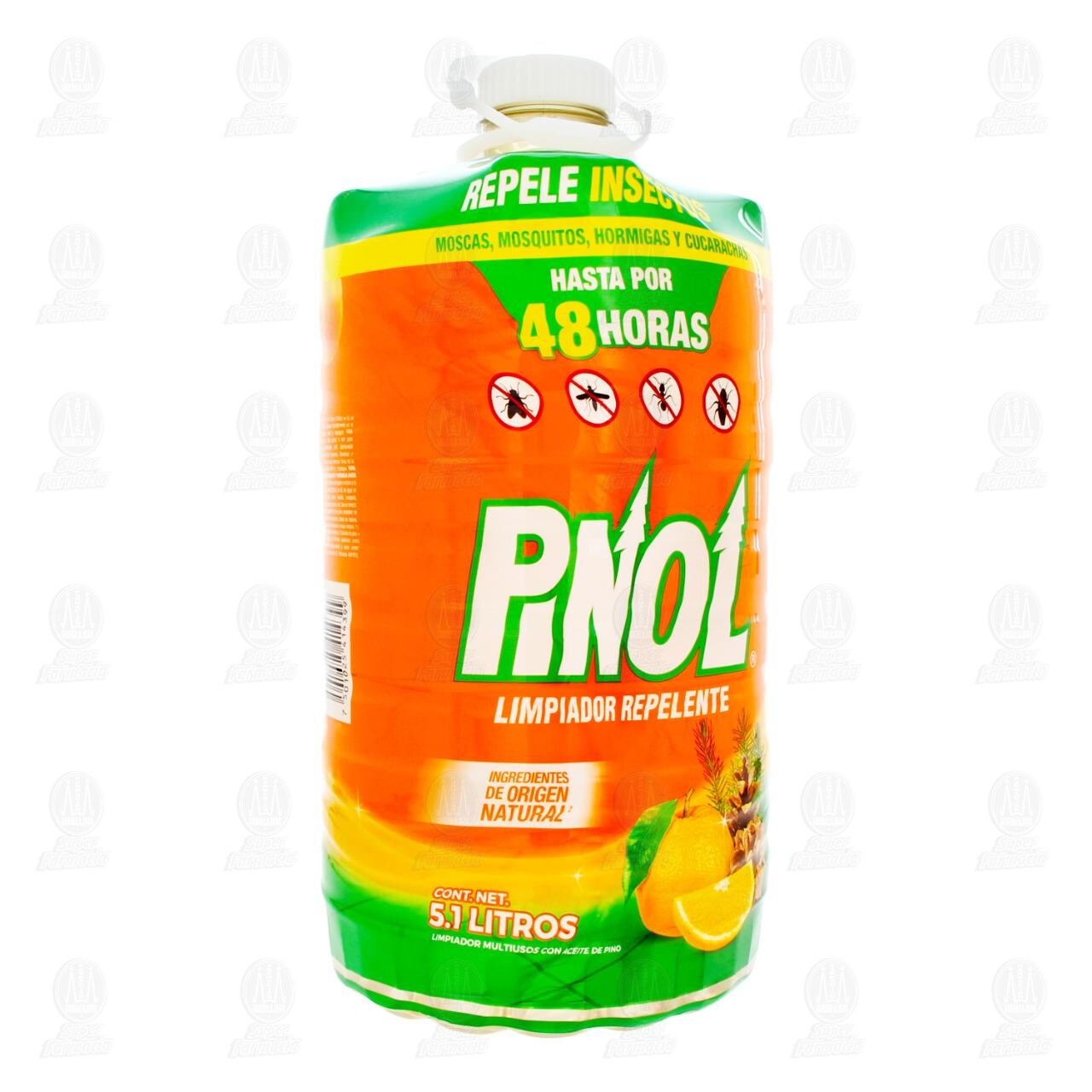Limpiador Repelente Pinol Aceite de Pino, 5.1 l.