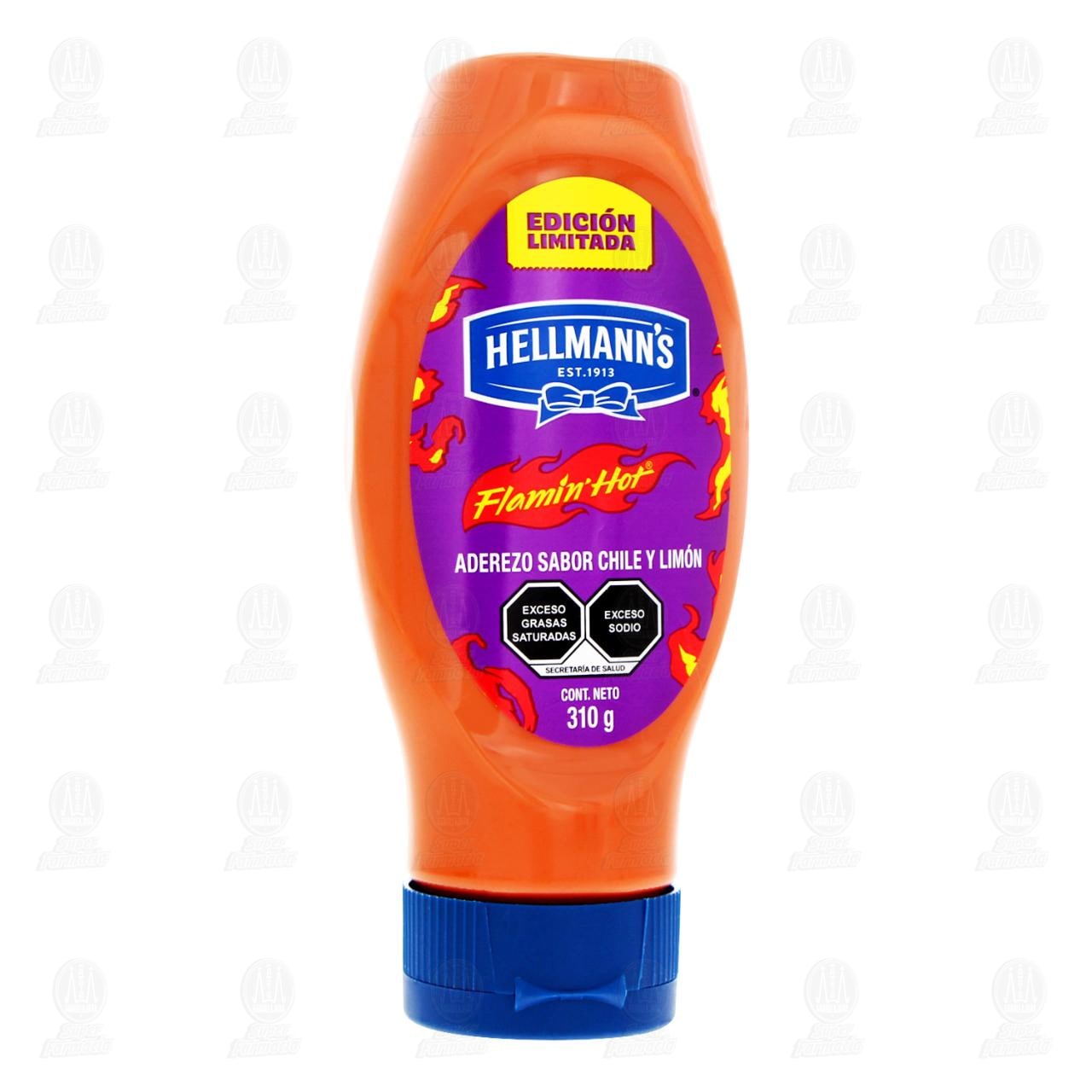 Aderezo Hellmann's Flam&iacute;n Hot, 390 gr. image number 0