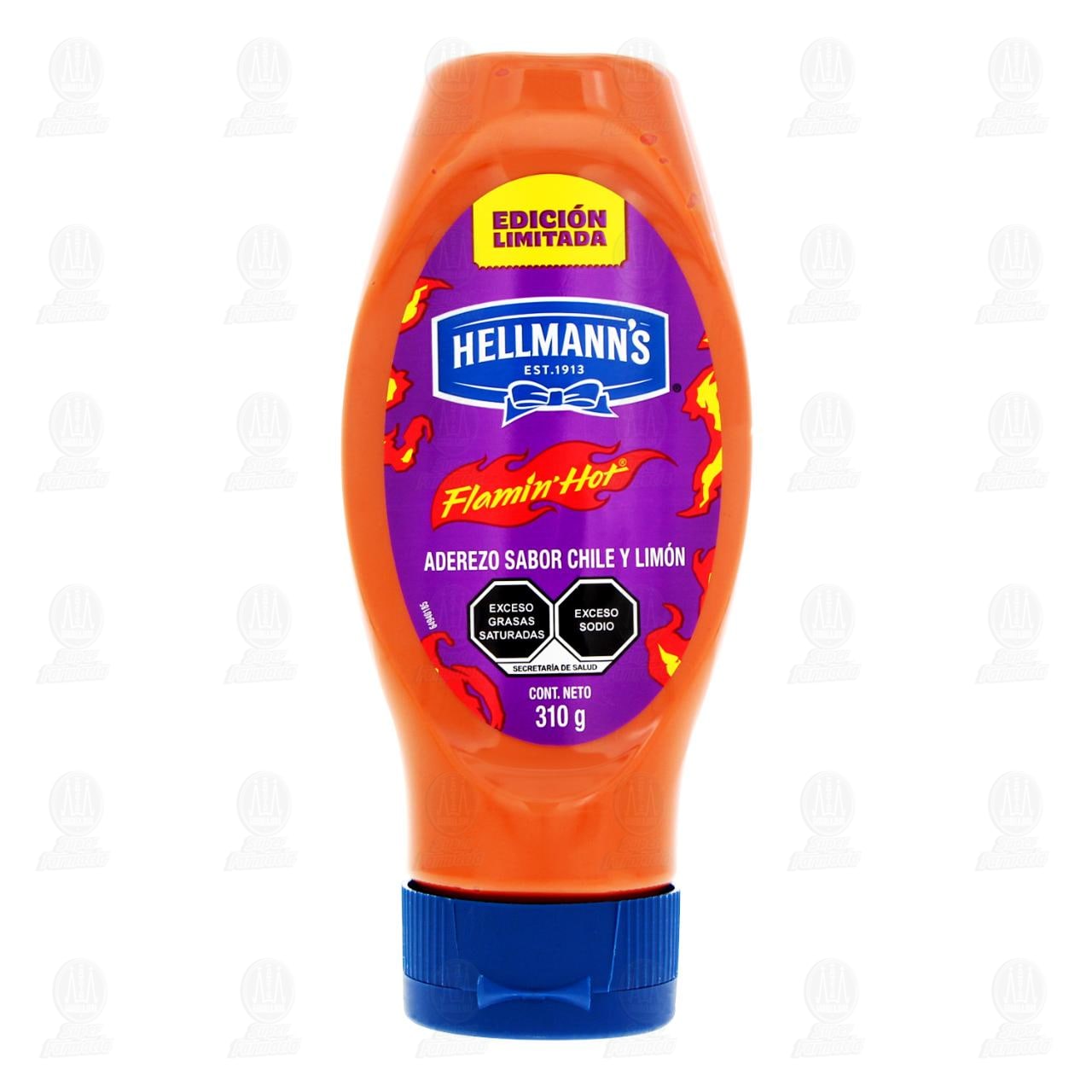 Aderezo Hellmann's Flam&iacute;n Hot, 390 gr. image number 1