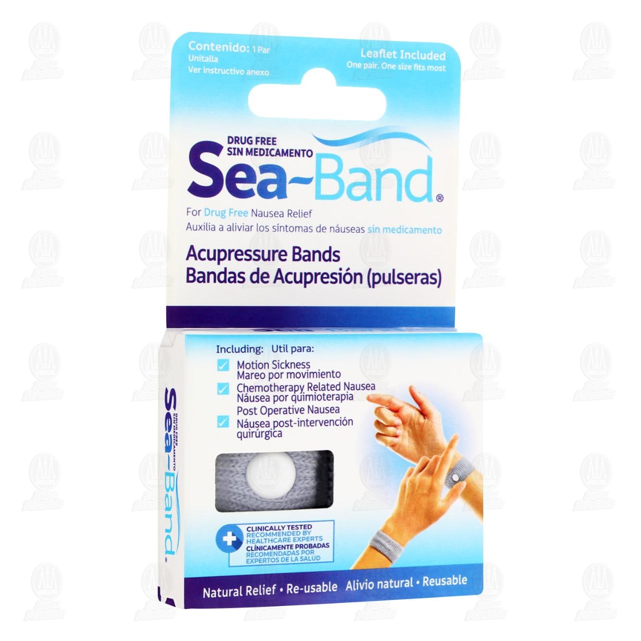 Sea-Band Bandas de Acupresi&oacute;n, 1 Par. image number 0