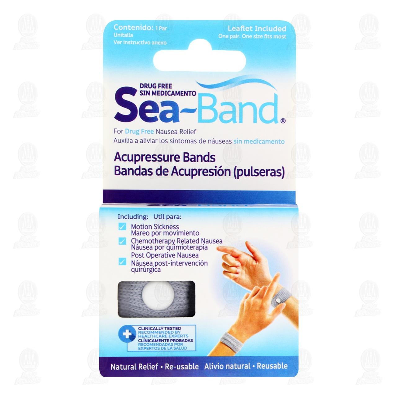 Sea-Band Bandas de Acupresi&oacute;n, 1 Par. image number 1