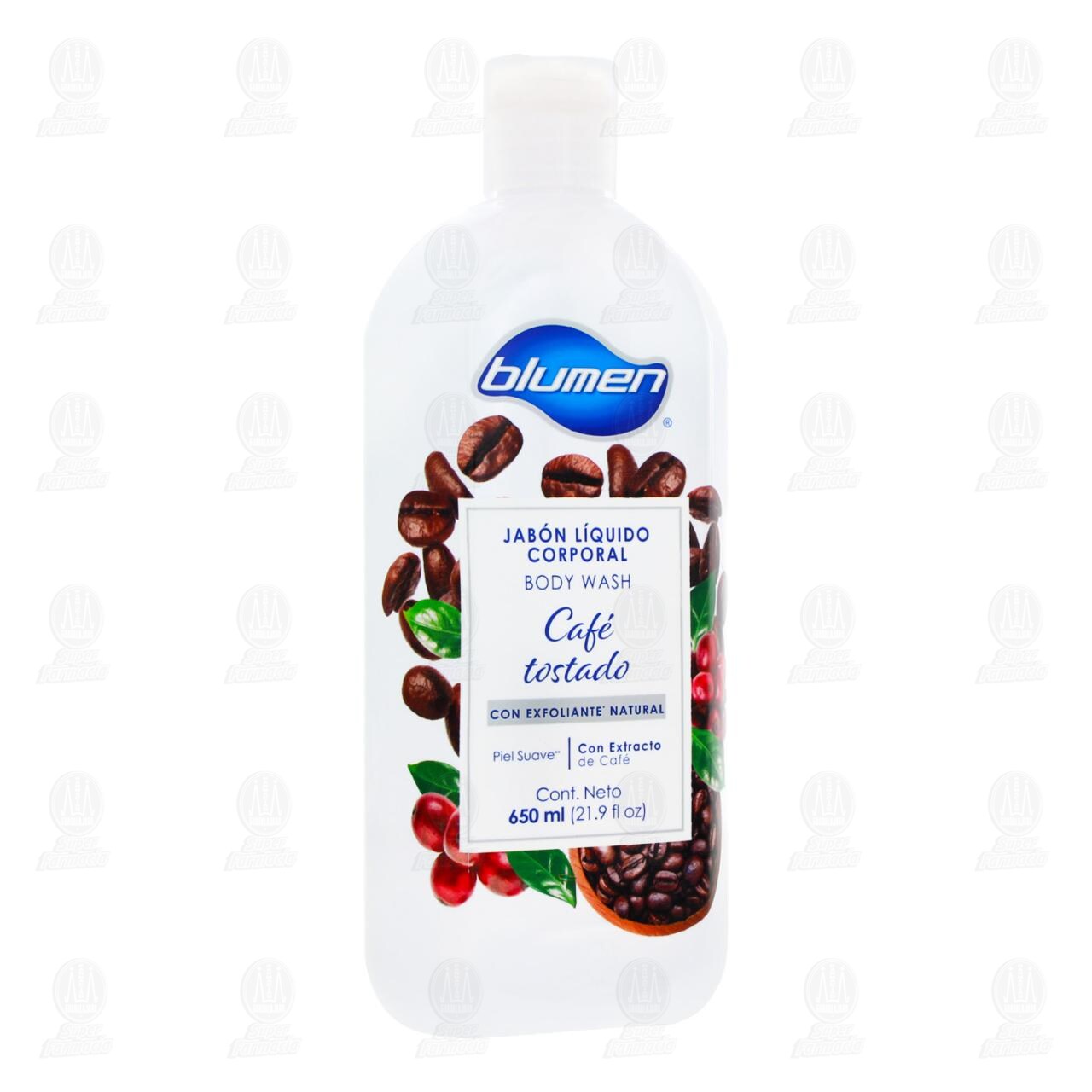 Jab&oacute;n L&iacute;quido Blumen Corporal Caf&eacute; Tostado, 650 ml. image number 0