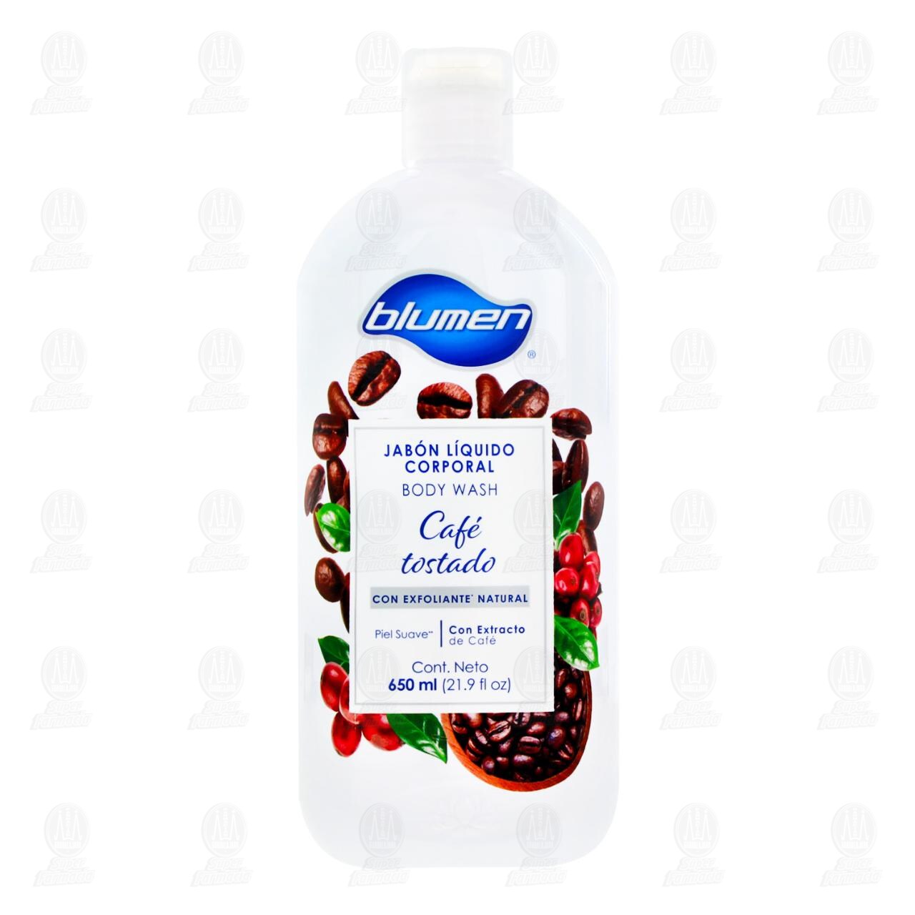 Jab&oacute;n L&iacute;quido Blumen Corporal Caf&eacute; Tostado, 650 ml. image number 1