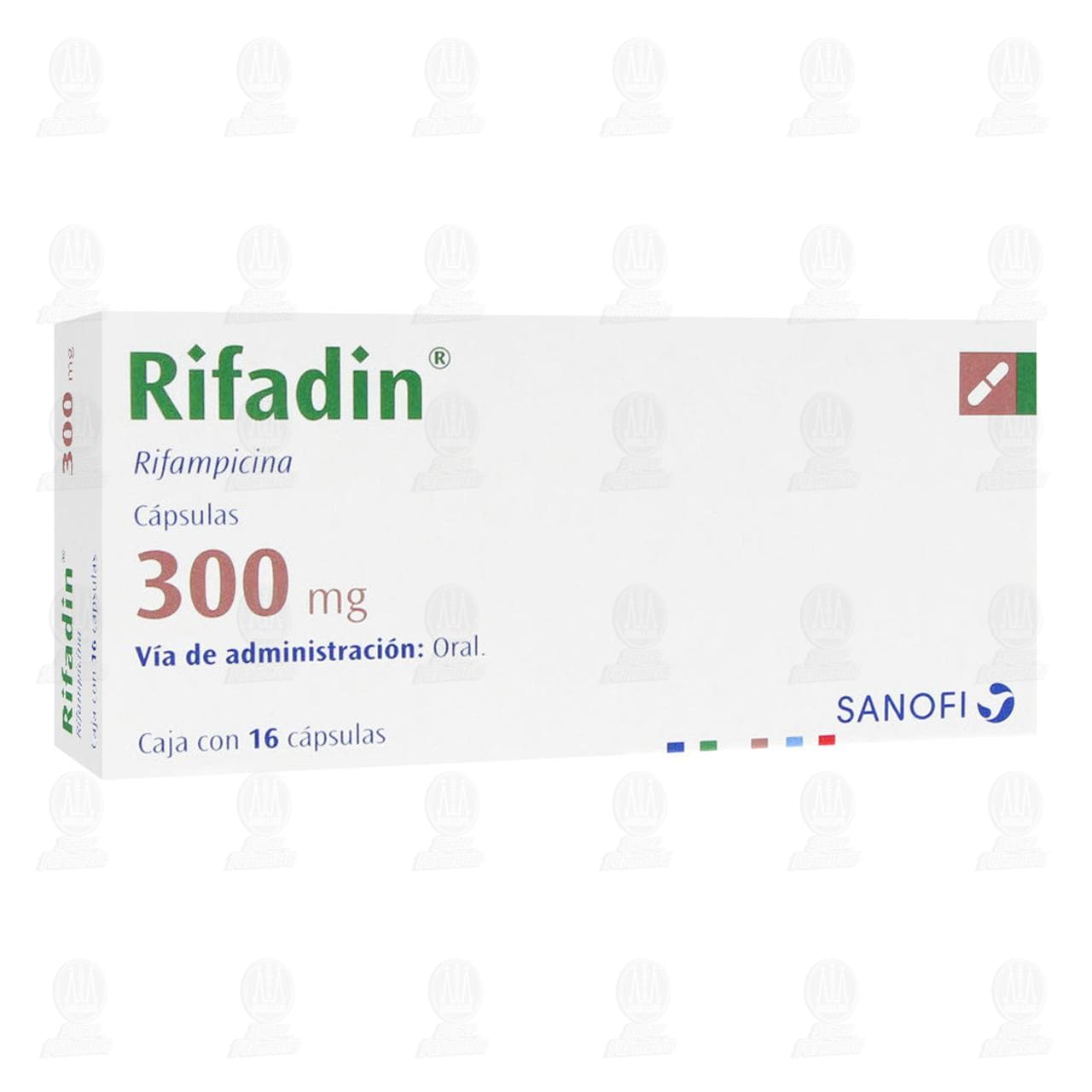 Rifadin 300 mg, 16 C&aacute;psulas. image number 0