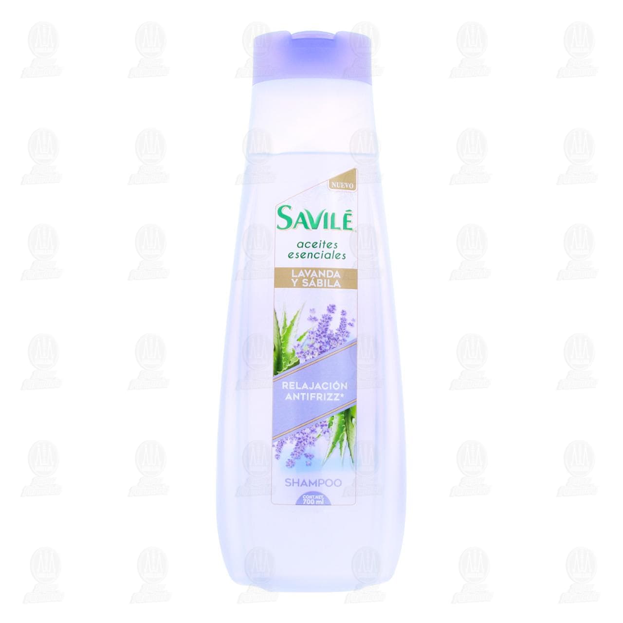 Shampoo Savil&eacute; Aceites Esenciales Lavanda y S&aacute;bila, 700 ml. image number 1