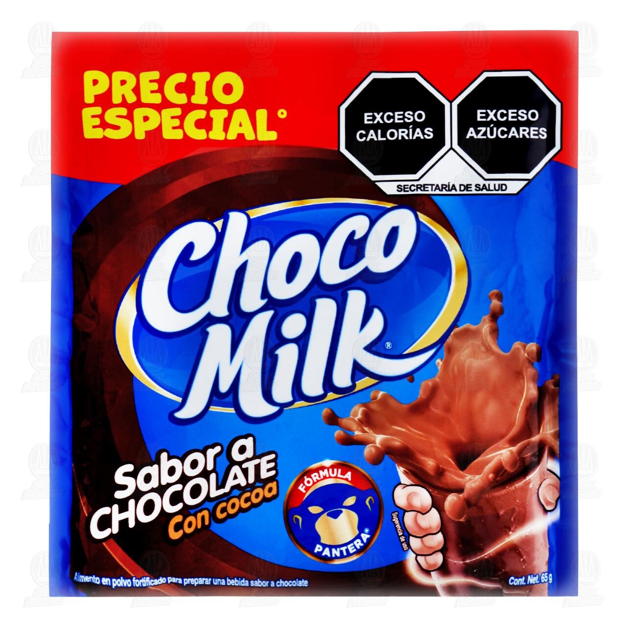 Choco Milk Sabor a Chocolate con Cocoa, 65 gr. image number 0