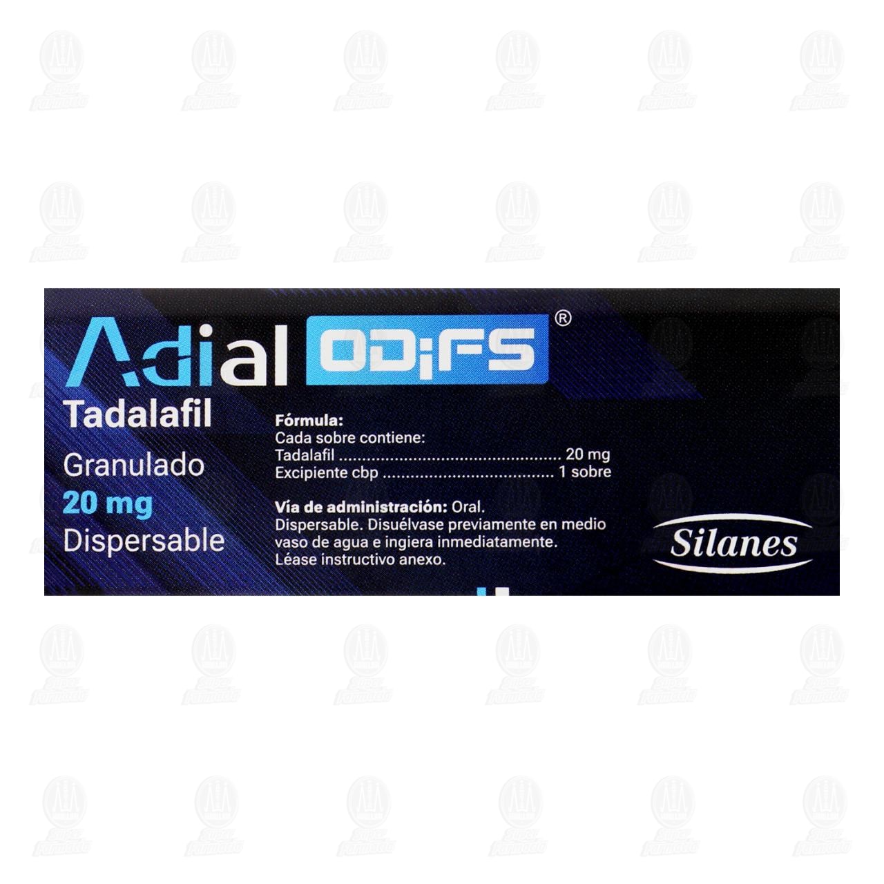 Adial Odifs 20 mg, 1 Sobre Granulado Dispersable. image number 2