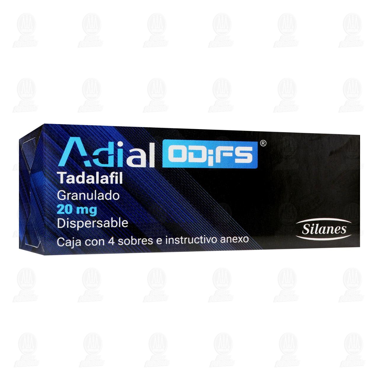 Adial Odifs 20 mg, 4 Sobres Granulados Dispersables. image number 0