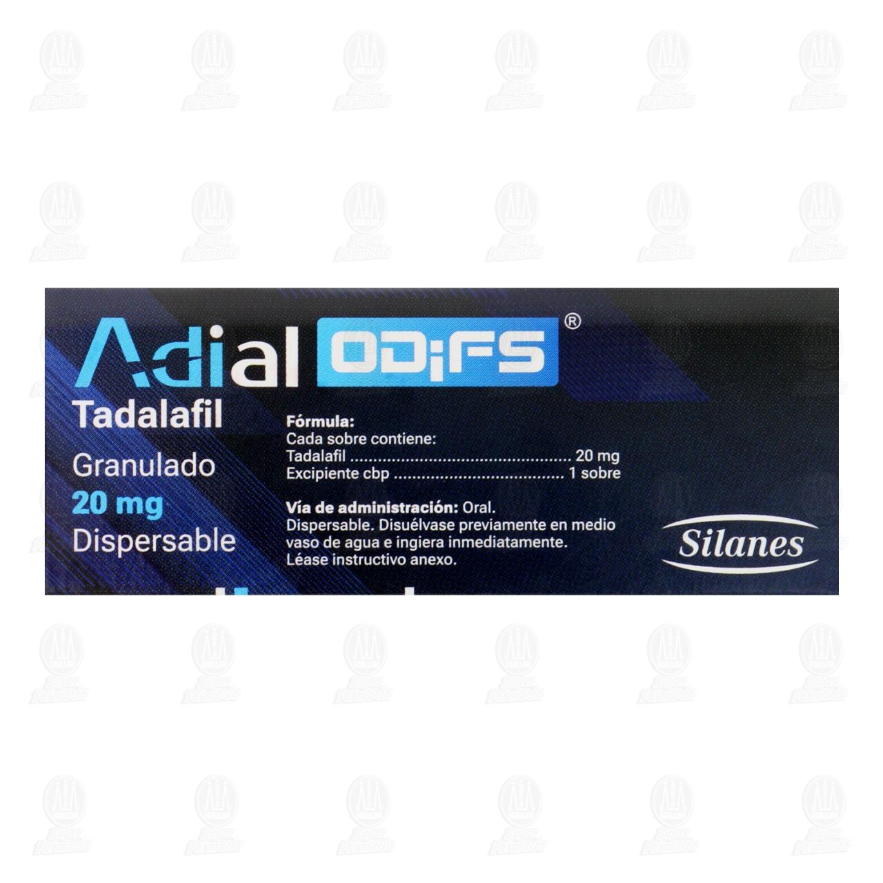 Adial Odifs 20 mg, 4 Sobres Granulados Dispersables. image number 2