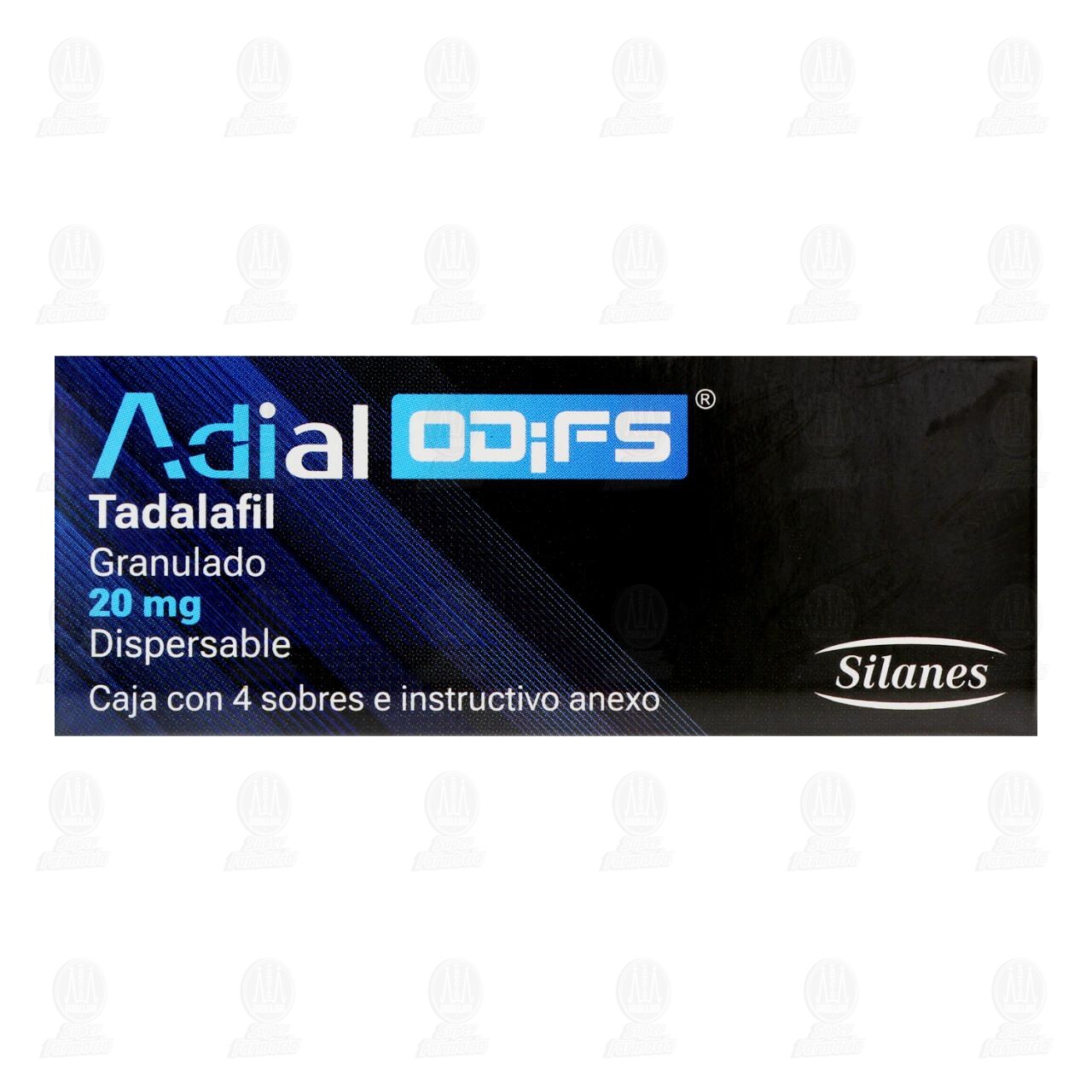 Adial Odifs 20 mg, 4 Sobres Granulados Dispersables. image number 1