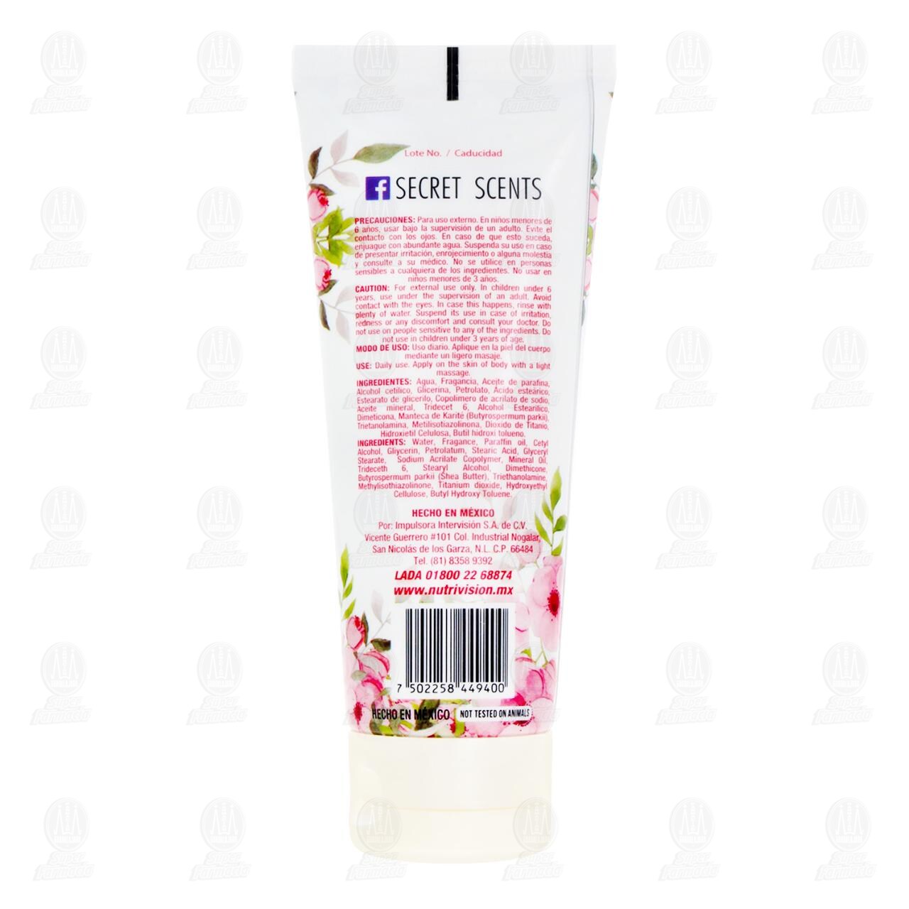 Crema para Manos Secret Scents Varios Aromas, 70 ml. image number 1