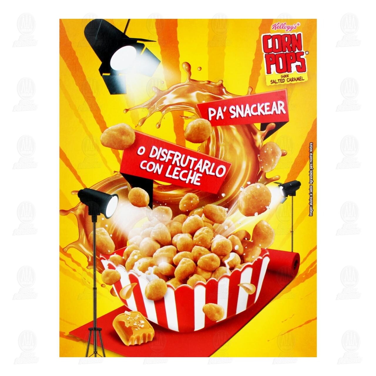 Cereal Corn Pops Kellogg's Salted Caramel, 180 gr. image number 2
