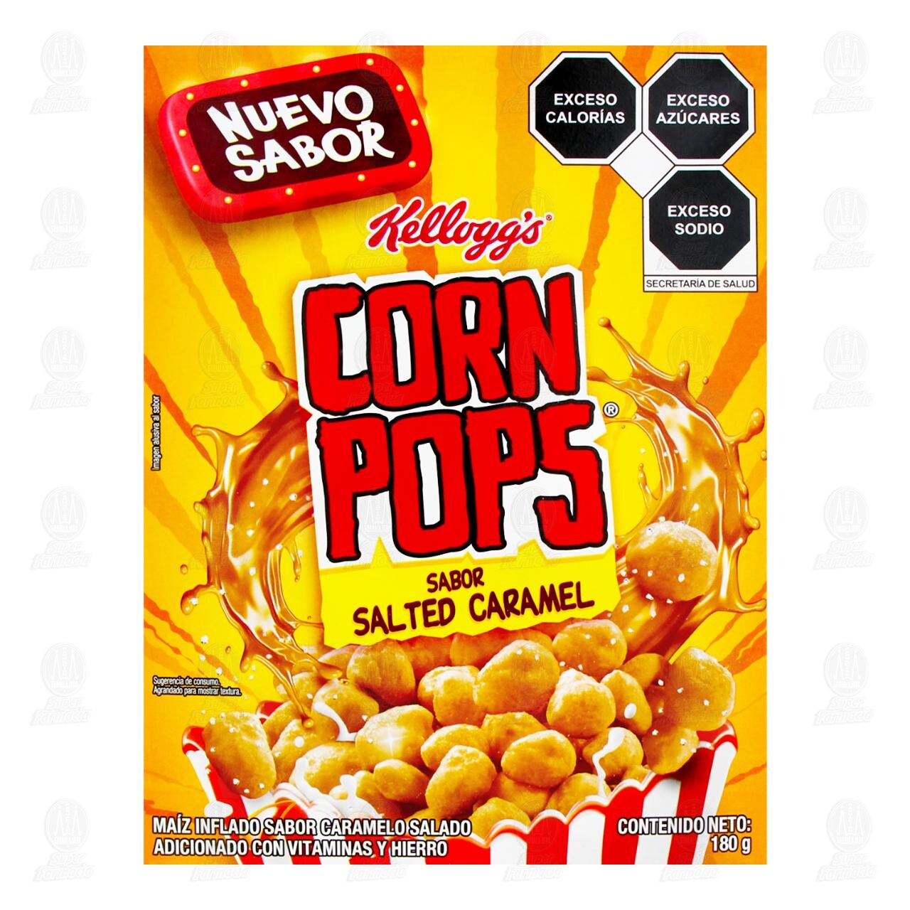 Cereal Corn Pops Kellogg's Salted Caramel, 180 gr. image number 1