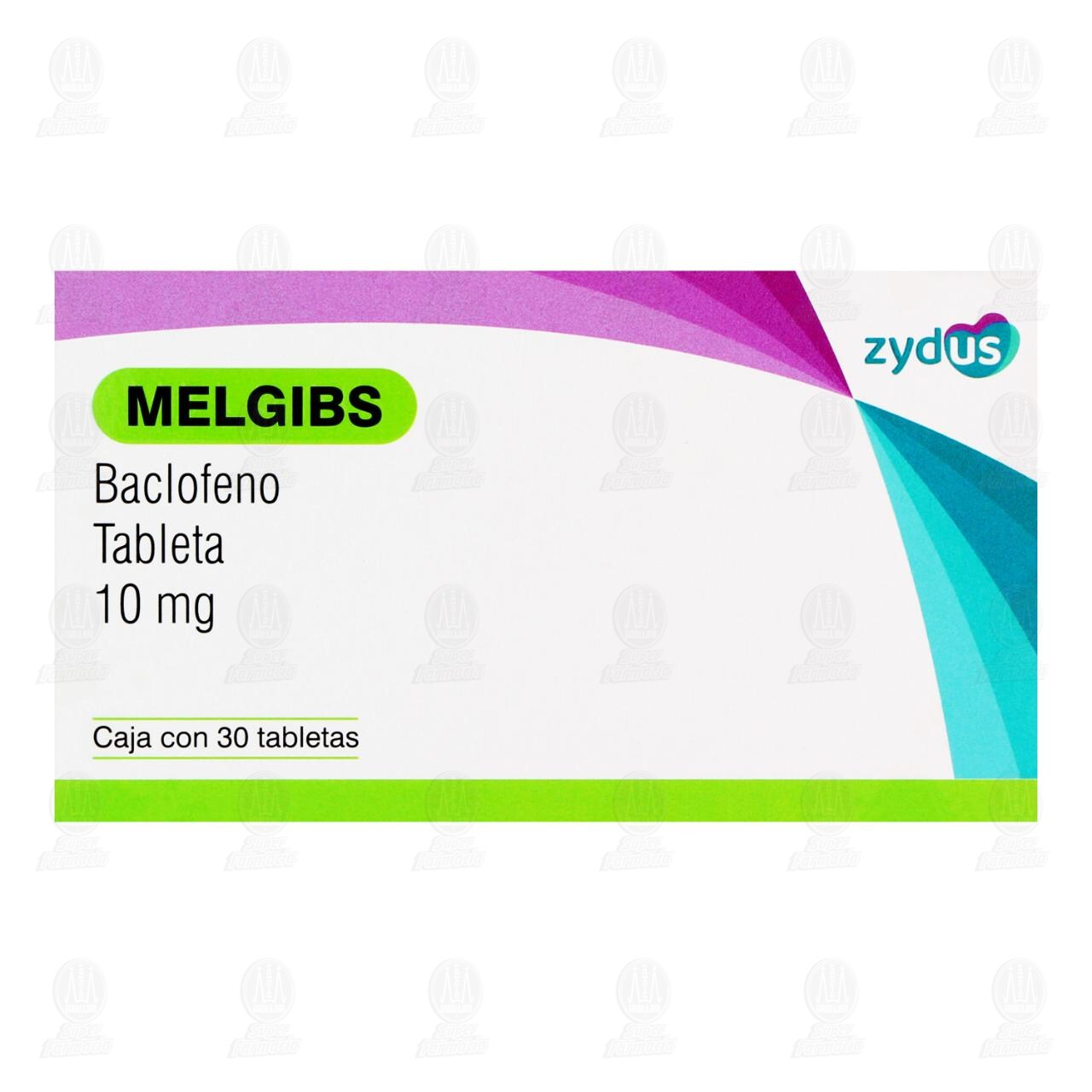 Melgibs 10 mg, 30 Tabletas. image number 1