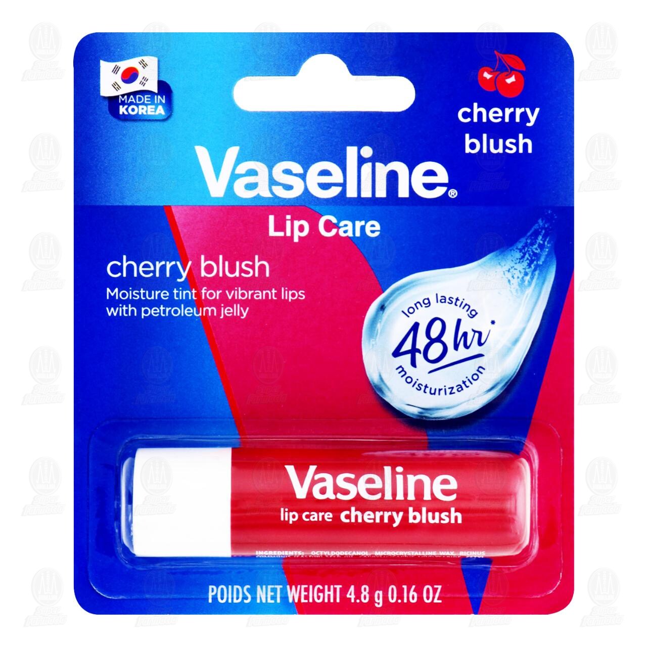 B&aacute;lsamo para Labios Vaseline Lip Care Cherry Blush, 4.8 gr. image number 0