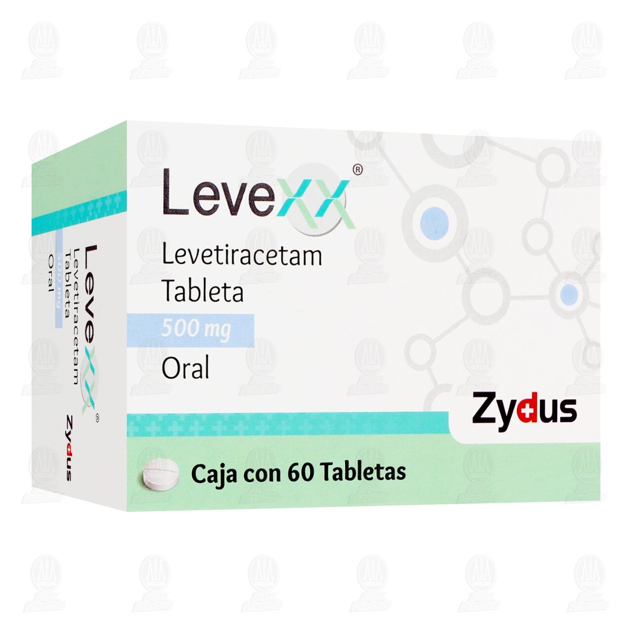 Levexx 500 mg, 60 Tabletas. image number 0
