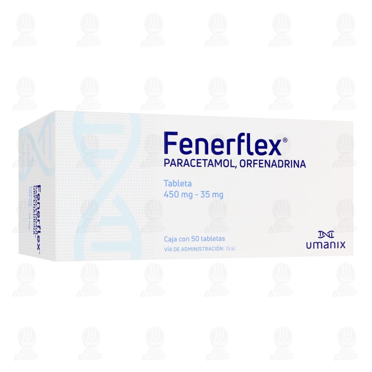 Fenerflex 450mg/35mg, 50 Tabletas.
