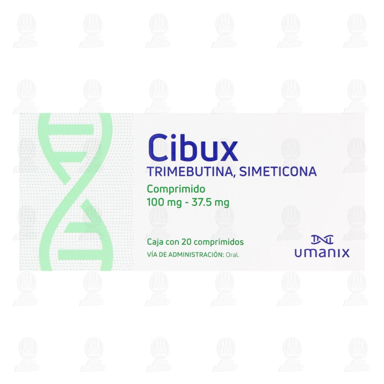 Cibux 100mg/37.5mg, 20 Comprimidos. image number 1