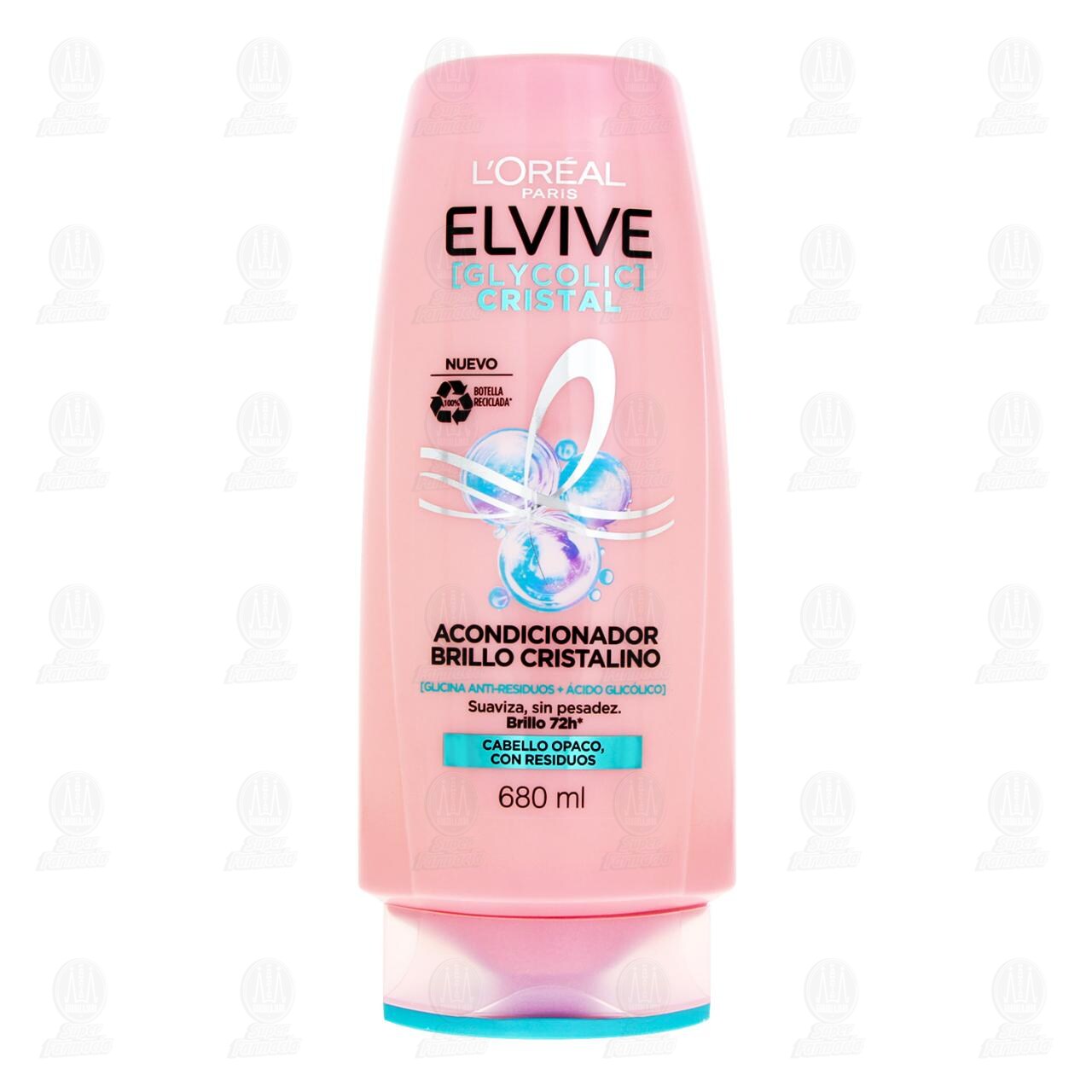 Acondicionador Elvive Glycolic Cristal Brillo Cristalino, 680 ml. image number 1