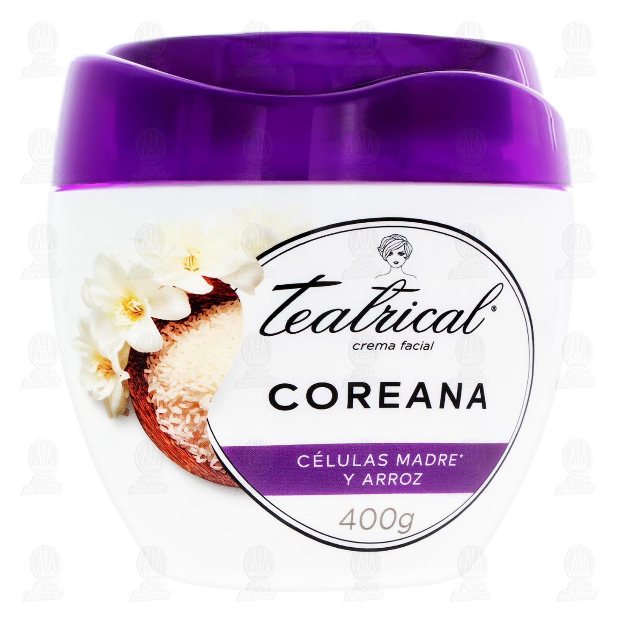 Crema Facial Teatrical Coreana Células Madre y Arroz, 400 gr. image number 0