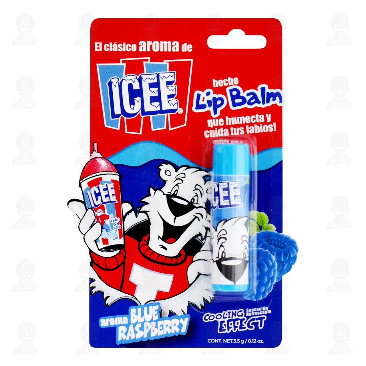 B&aacute;lsamo Labial Icee Lip Balm Blue Raspberry, 3.5 gr. image number 0