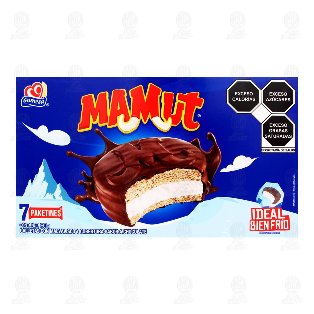 Galletas Gamesa Mamut con Malvavisco, 210 gr. image number 1