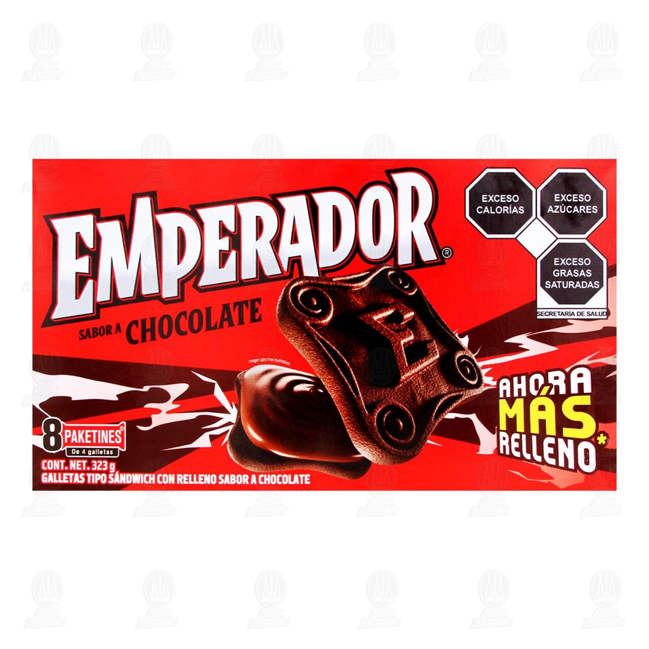 Galletas Emperador Sabor Chocolate, 323 gr. image number 1