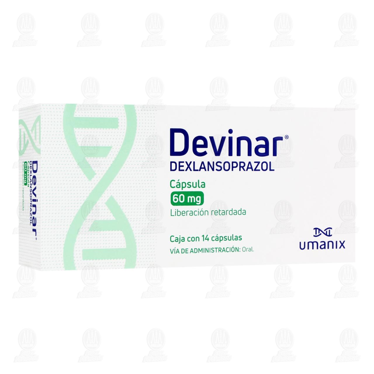 Devinar 60 mg, 14 C&aacute;psulas. image number 0