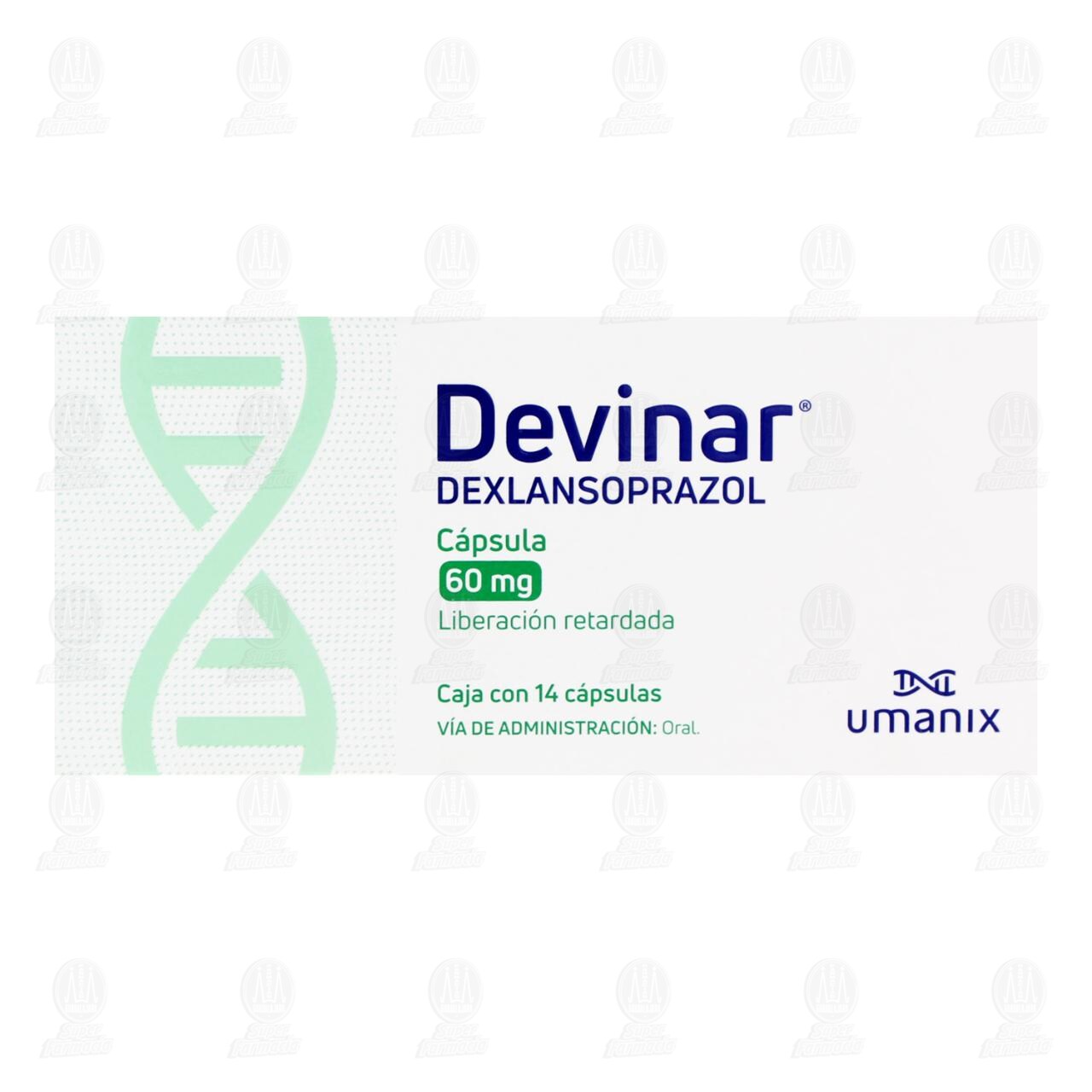 Devinar 60 mg, 14 C&aacute;psulas. image number 1