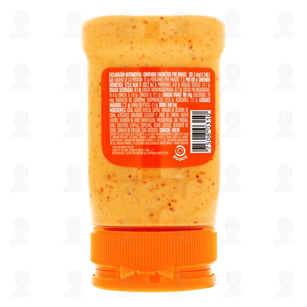 Aderezo McCormick Sabor Chilpotle, 110 gr. image number 2