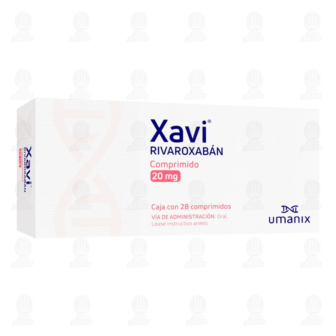 Xavi 20 mg, 28 Comprimidos. image number 0
