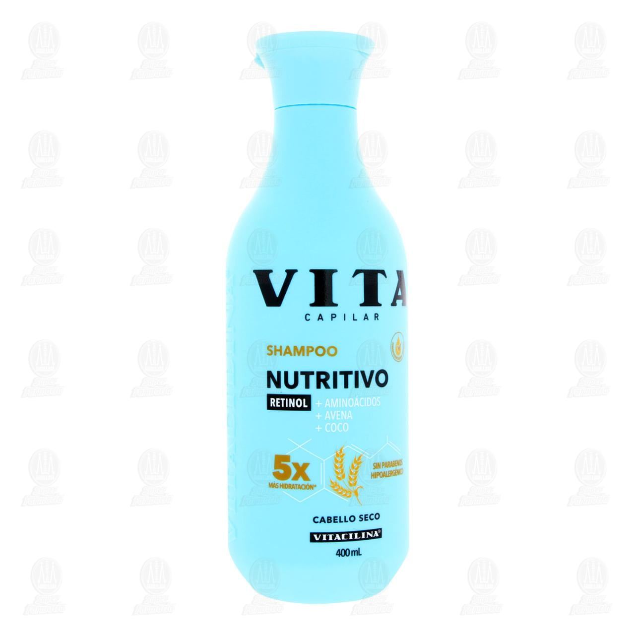 Vitacilina Shampoo Capilar Nutritivo Cabello Seco, 400 ml. image number 0