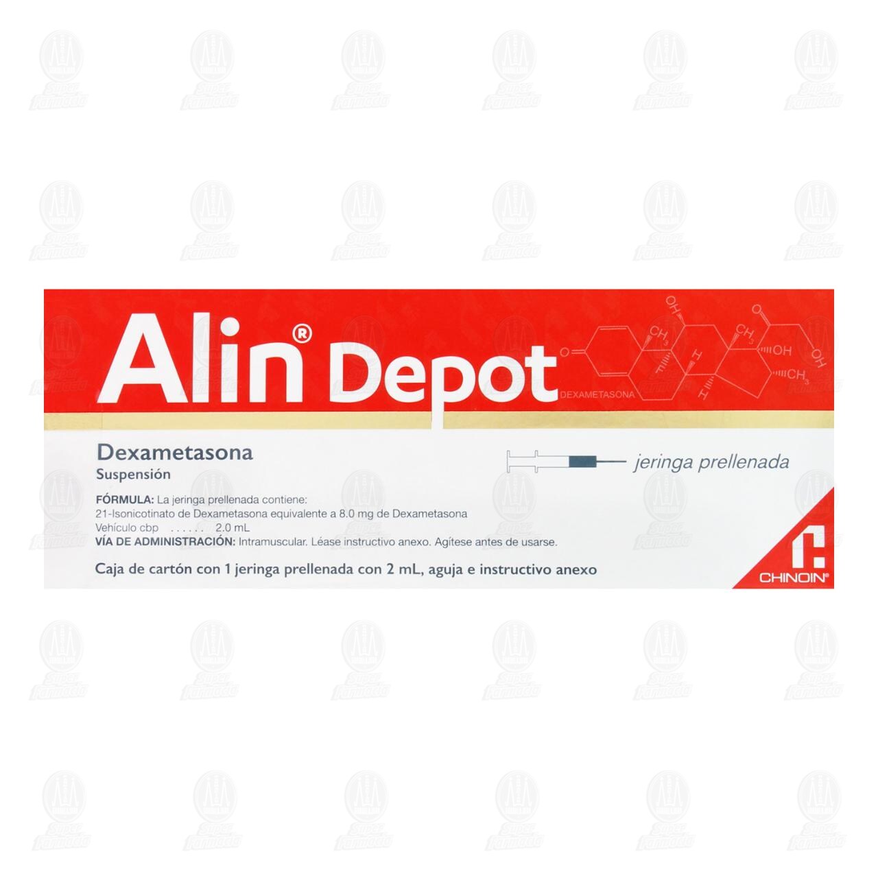 Alin Depot 8mg/2ml Suspensi&oacute;n Inyectable, 1 Jeringa Prellenada con 2 ml. image number 2
