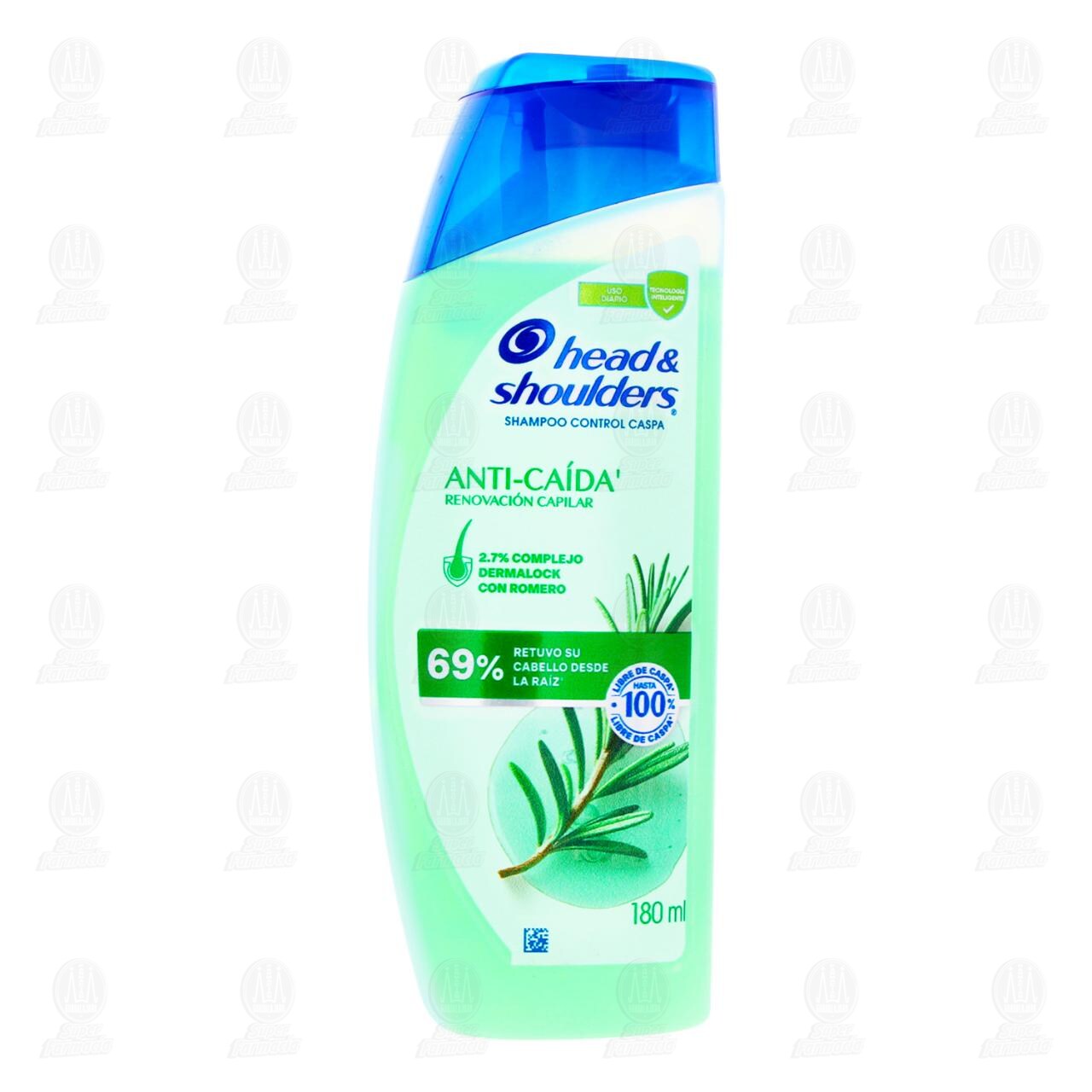 Shampoo Head & Shoulders Anti-Ca&iacute;da Renovaci&oacute;n Capilar, 180 ml.