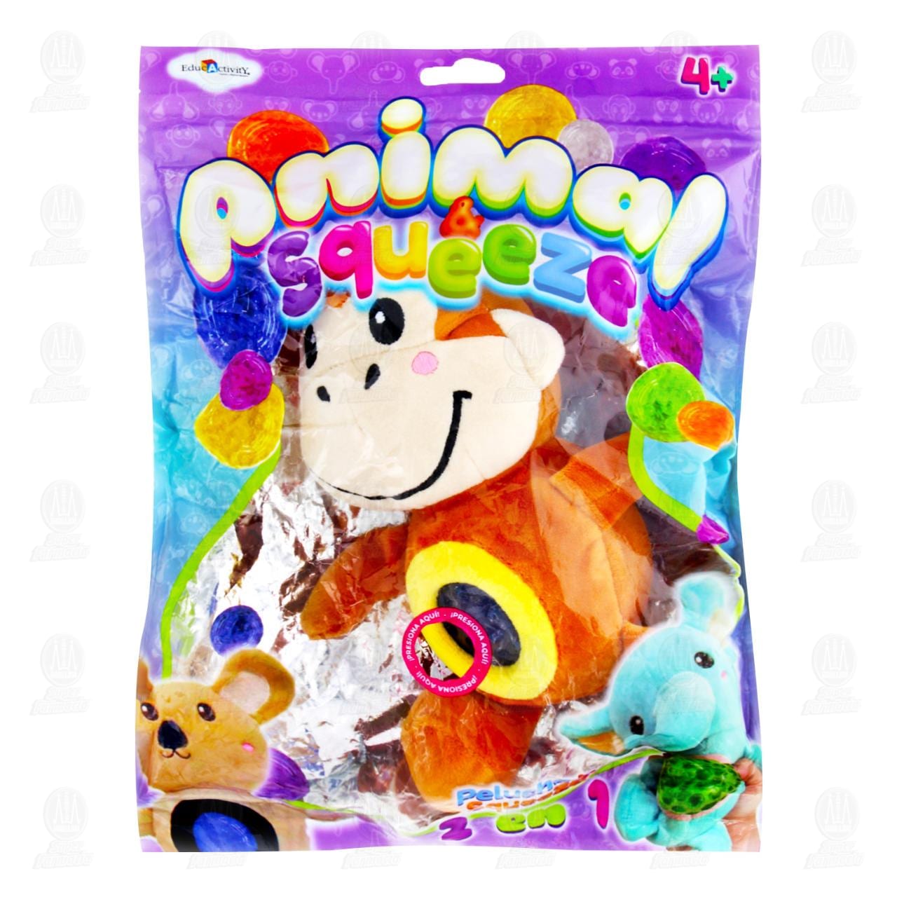 Peluche Animal y Squeeze EducActivity 2 en 1 Varios Modelos, 1 pz. image number 0