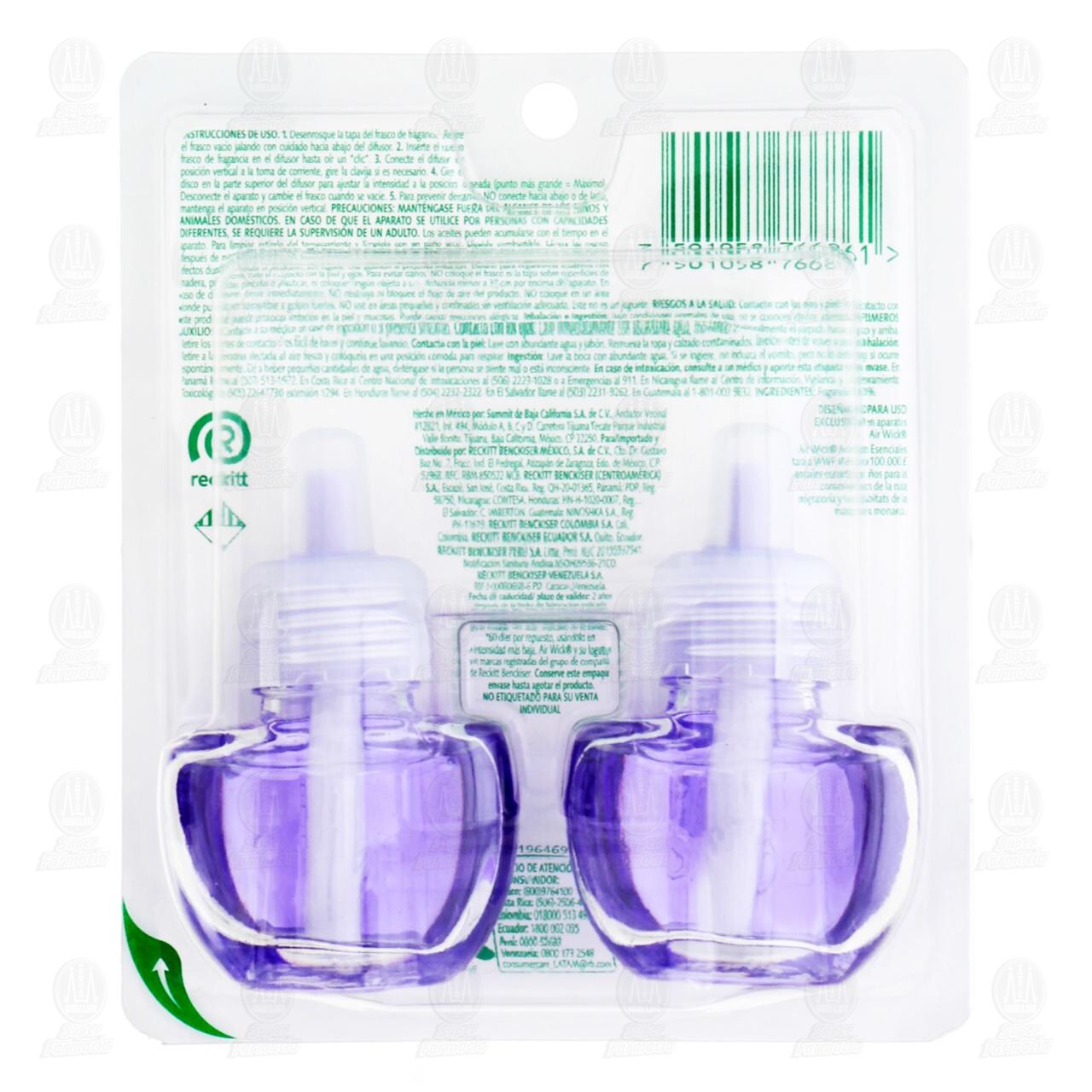 Pack Repuestos Aromatizante Air Wick Aceites Esenciales Lavanda y Manzanilla, 2 pzas con 21 ml c/u. image number 1