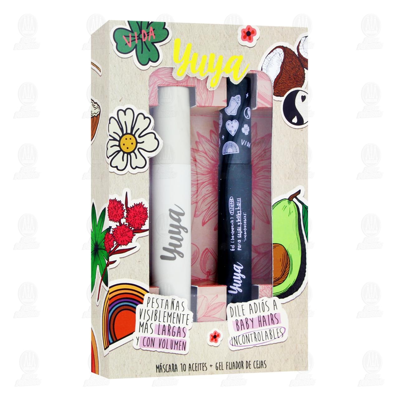 Imagen para Pack Yuya Máscara 10 Aceites Naturales + Gel Fijador de Cejas, 2 pzas.