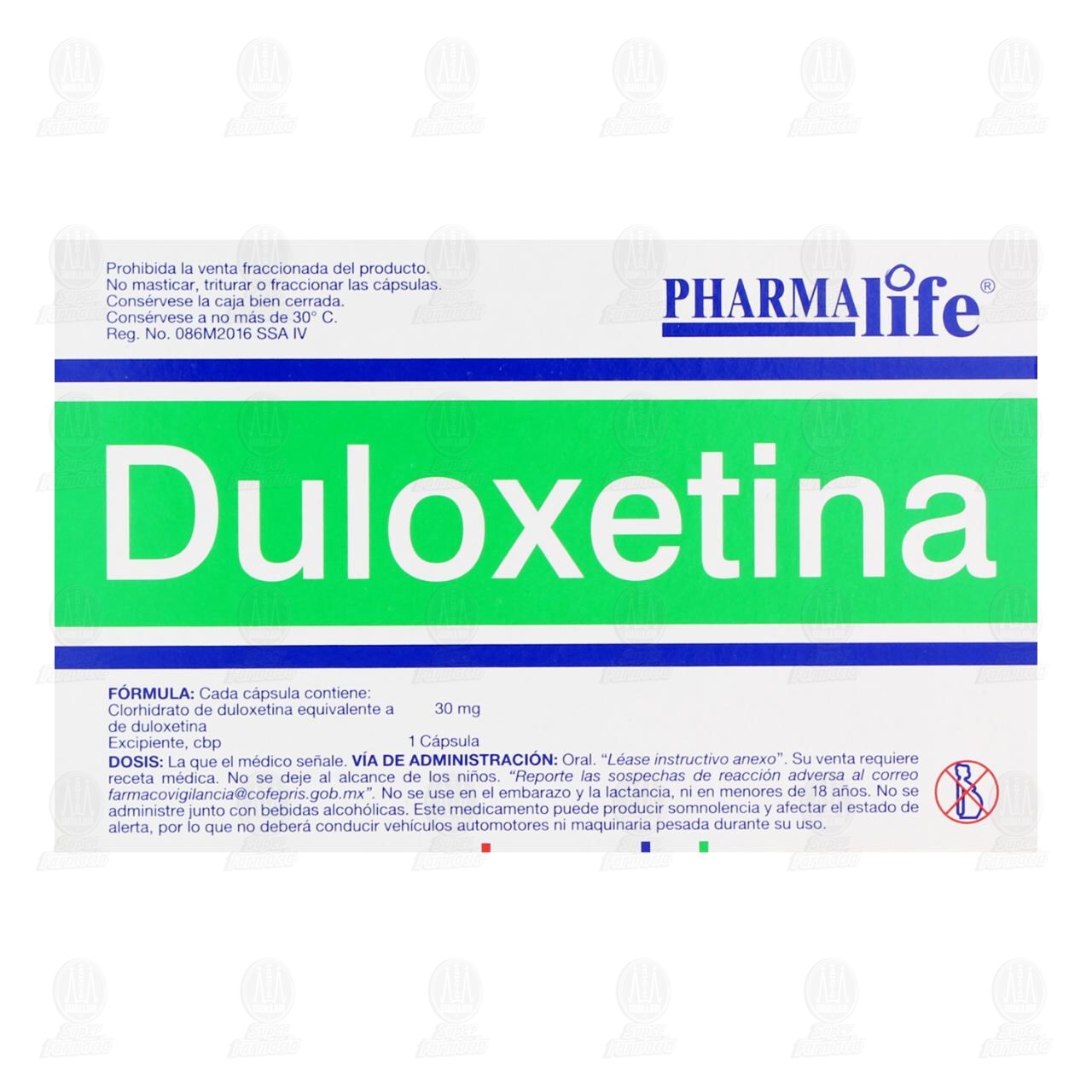 Duloxetina 30 mg, 7 C&aacute;psulas Pharmalife. image number 2