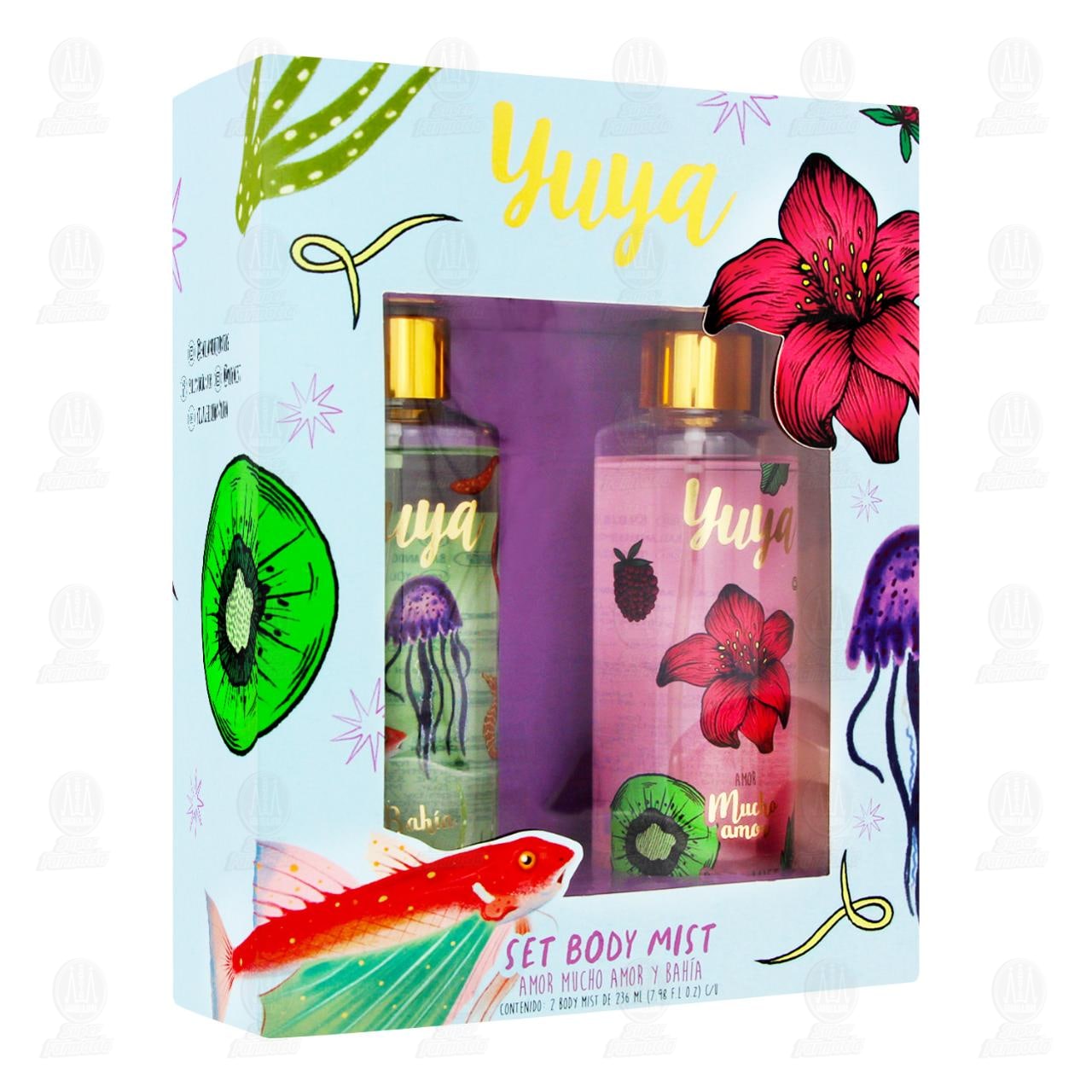 Set Body Mist Yuya Amor Mucho Amor y Bah&iacute;a, 2 pzas. image number 0