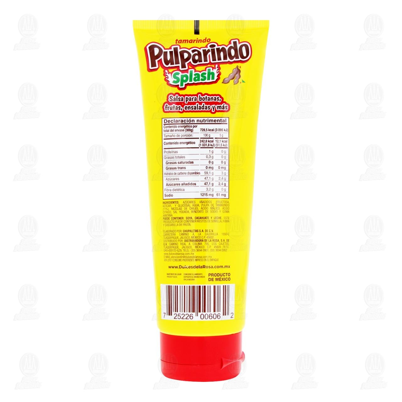 Salsa Pulparindo Splash De la Rosa, 300 gr. image number 1