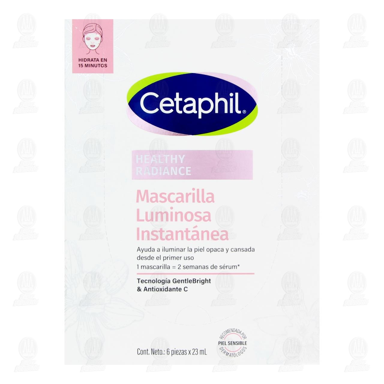 Cetaphil Healthy Radiance Mascarilla Luminosa Instant&aacute;nea, 6 pzas. image number 1