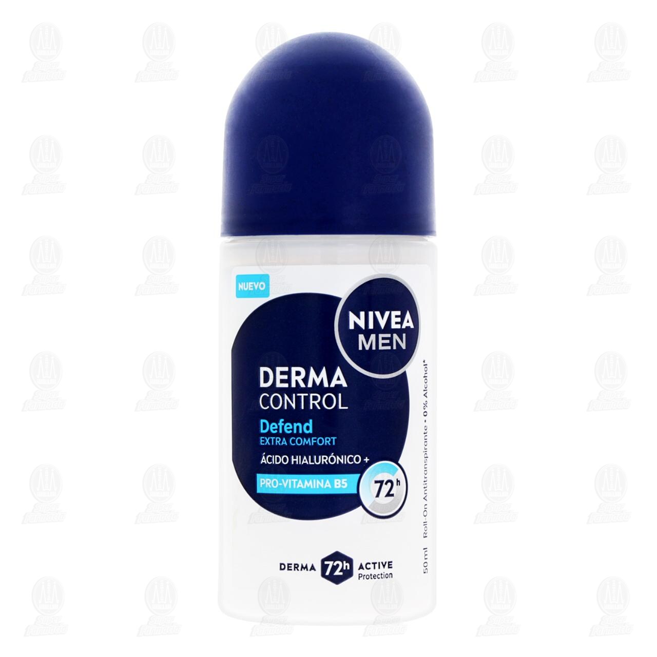 Nivea Men Antitranspirante Derma Control Defend Extra Comfort Roll On, 50 ml. image number 1