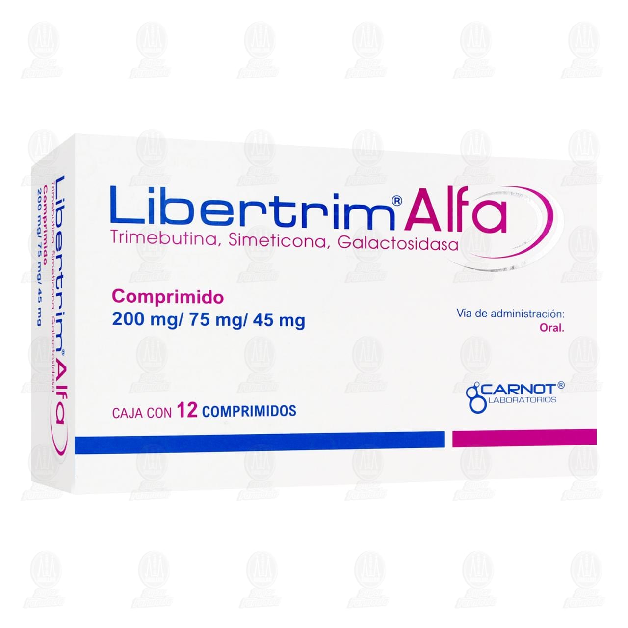 Libertrim Alfa 200mg/75mg/45mg, 12 Comprimidos. image number 0