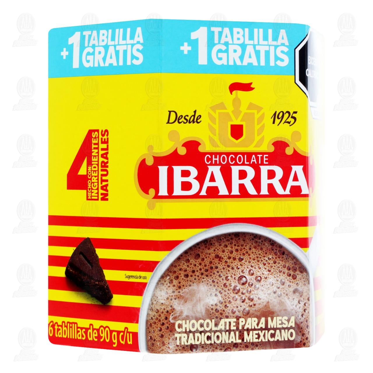 Chocolate Ibarra Tablillas +1 Gratis, 540 gr. image number 0