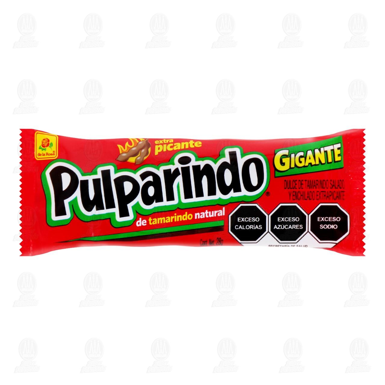 Dulce Pulparindo Gigante Extra Picante, 28 gr.