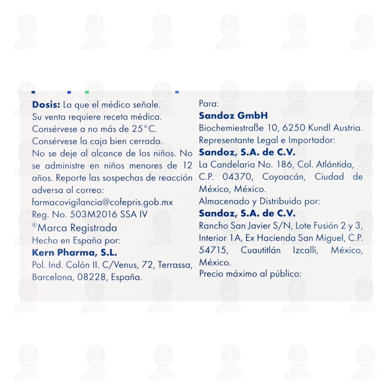 Hesven 900mg/100mg, 30 Tabletas. image number 2