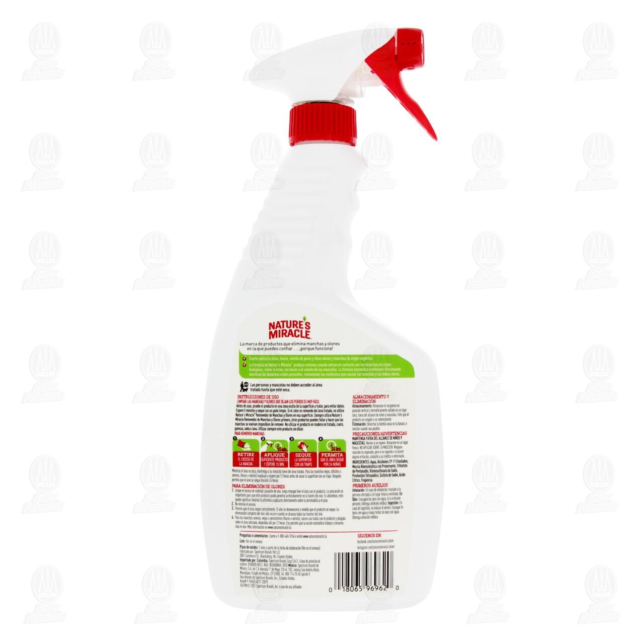 Removedor de Manchas y Olores de Perros Nature's Miracle F&oacute;rmula Enzim&aacute;tica, 709 ml. image number 2
