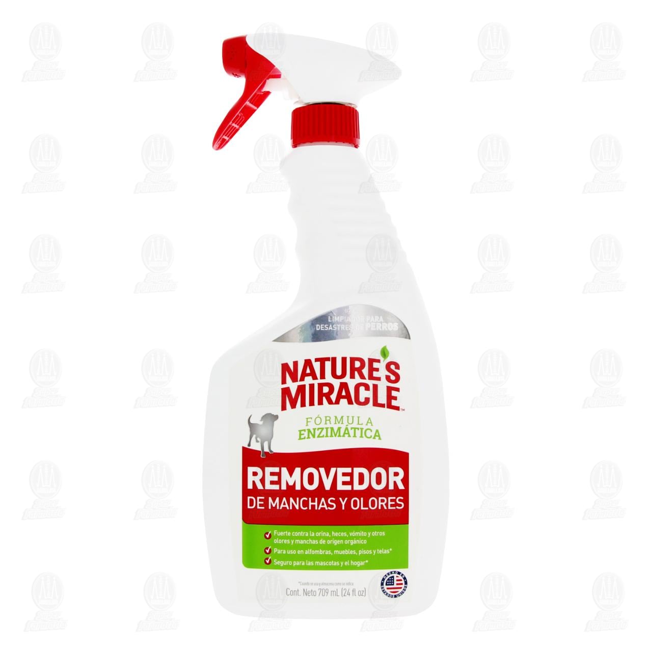 Removedor de Manchas y Olores de Perros Nature's Miracle F&oacute;rmula Enzim&aacute;tica, 709 ml. image number 1