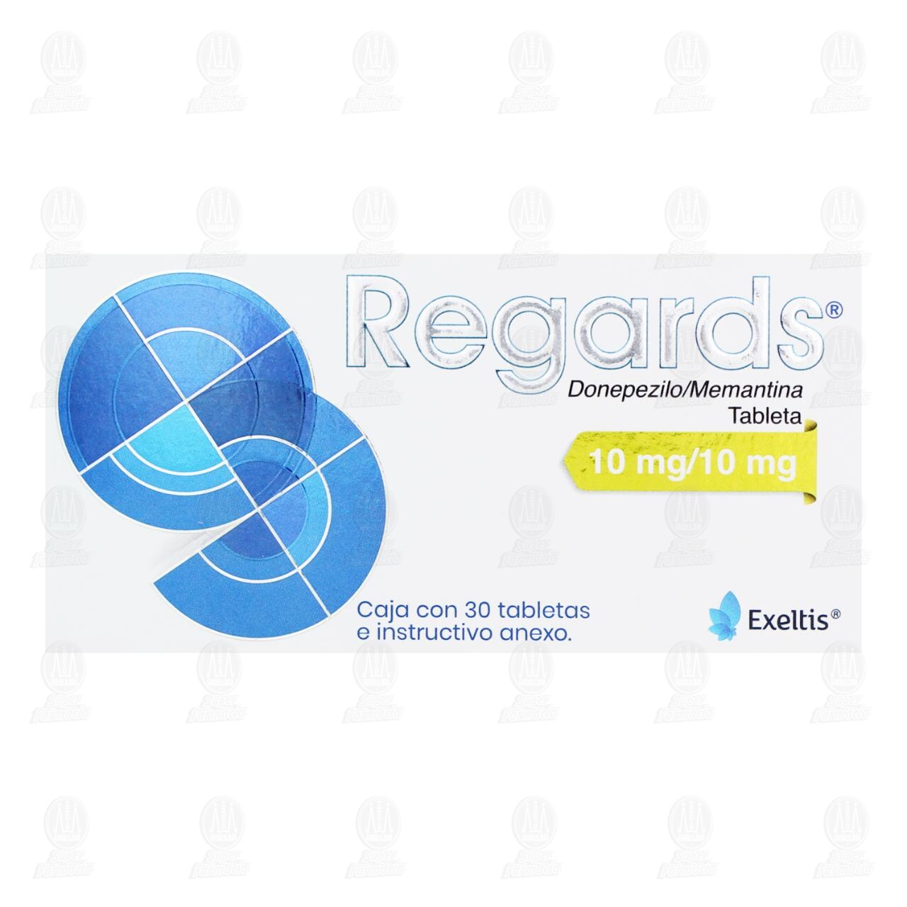 Regards 10mg/10mg, 30 tabletas. image number 1